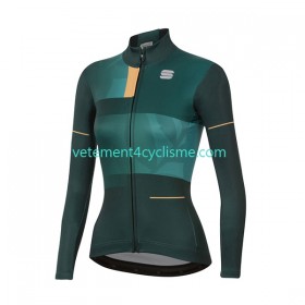 Femme Maillot vélo Manches Longues 2021 Sportful Leaf N001
